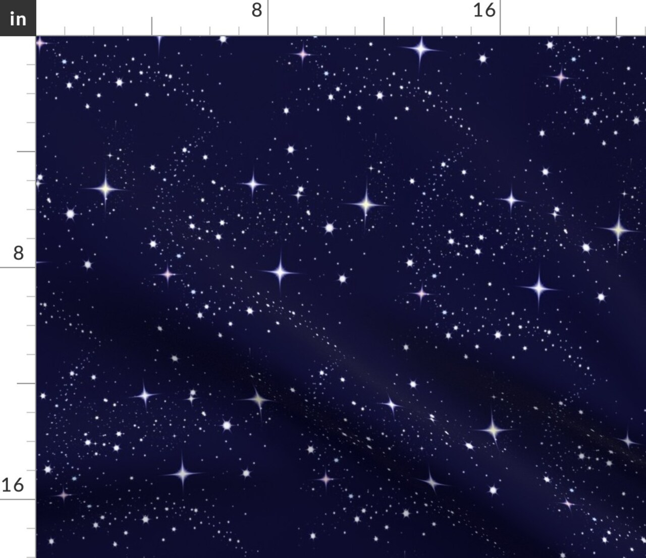 Galaxy Astronomy Constellations Summer Sky Winter Custom Printed Fabric by Spoonflower Various Fabrics by the Yard or Fat Quarter